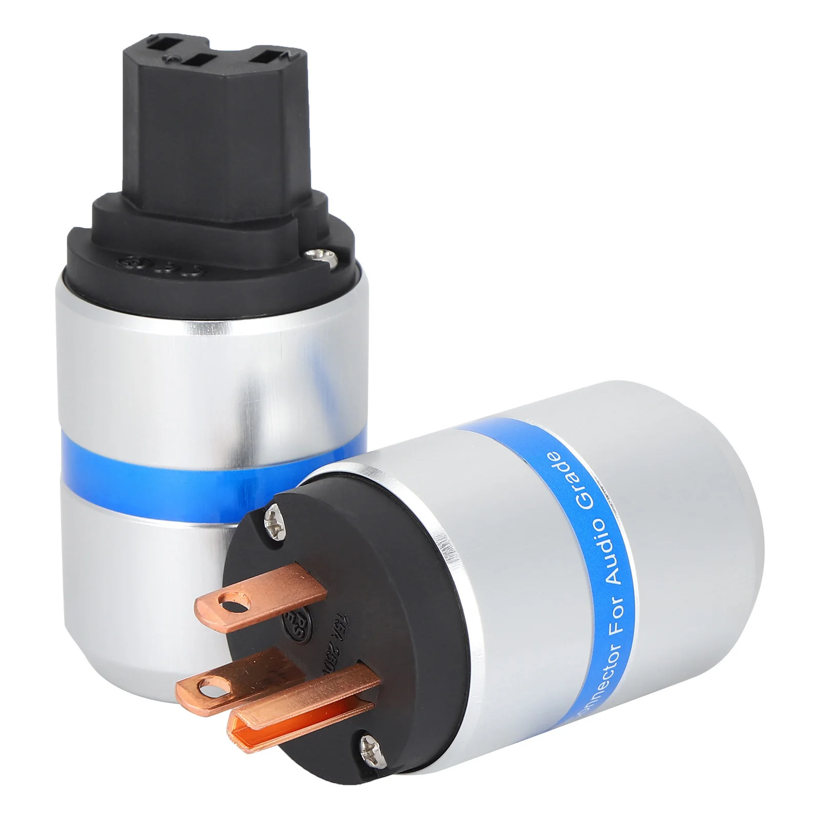 

Разъем питания M106/F106 из чистой меди, Hi-Fi аудиоразъем, устройство для подключения питания, разъем из чистой меди