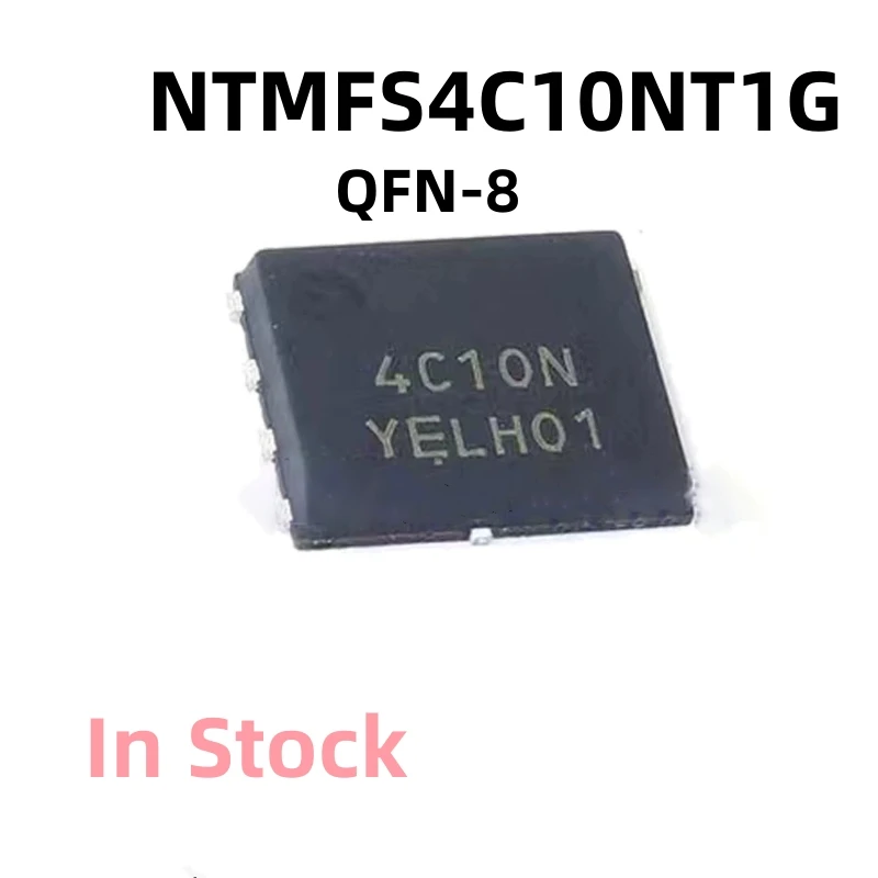 10PCS/LOT NTMFS4C10NT1G 4C10N NTMFS4C10N QFN-8 Power chip  In Stock