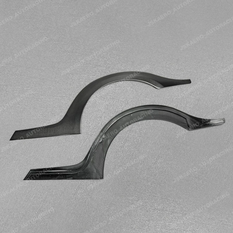 For Nissan GTR R35 08-16 Rear Fender Flares Mudguards Addon Carbon Fiber car bodykits