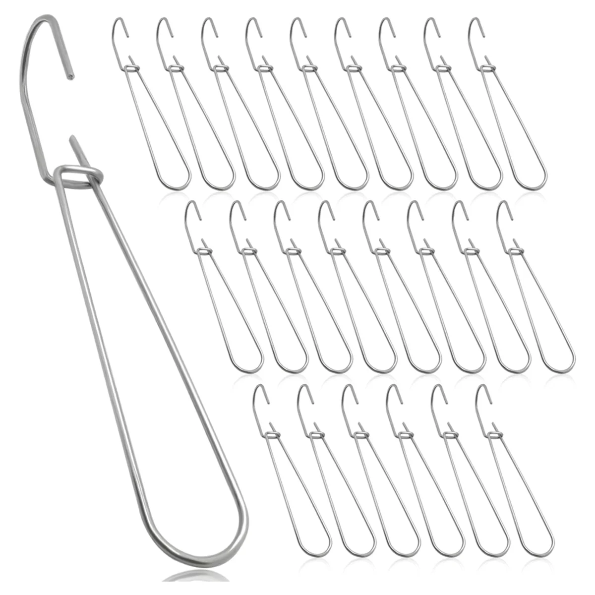 Pattern Hooks 24 Pcs Metal Pattern Hangers 7.3 Inch Sewing Pattern Making Paper Storage Hanging Hook