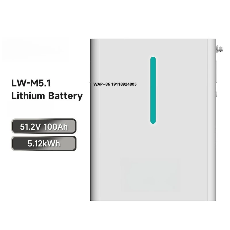 

Литий-ионный аккумулятор для солнечной энергии LFP Smart BMS 51.2В 100Ач 5.12кВтч 24В