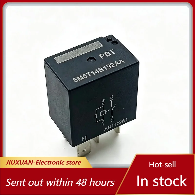 5M5T14B192AA Auto Relay 4Pin DC12V Car Cooling Fan Control Relay Vehicle Replacement Parts
