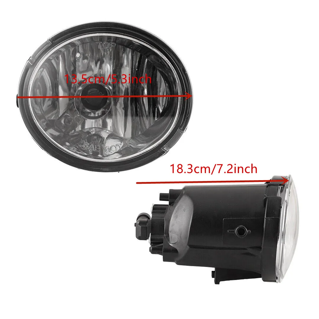 Case for Toyota Sequoia fog light 2001 2002 2003 2004 2005 2006 2007 halogen fog lamp bulb HB4 12V 51W with wiring kit & switch