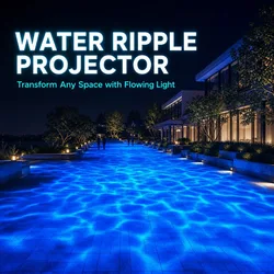 Outdoor waterdichte LED waterrimpelprojector dynamische oceaangolf voor Halloween kerstfeest tuin slaapkamer vakantiedecor