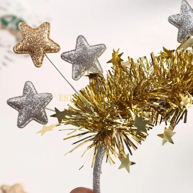 49mf Star New Year Christmas Wastorwwear Baschetto Poppies Party Cosplay costumi che ballano fascia per festa natale