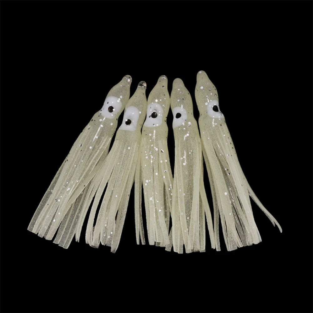 Squid Fishing Lure Sea Saltwater 6cm Easy To Use Glow In The Dark Luminous Effect High Performance High Quality