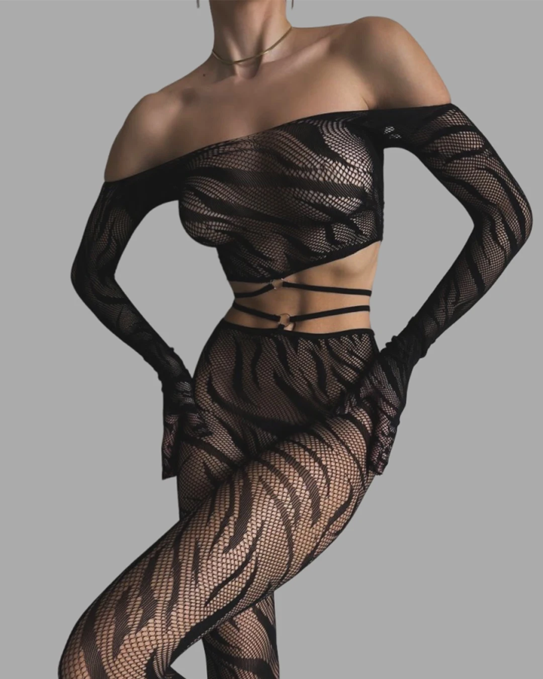 

Ellolace Сексуальная одежда Женское нижнее белье Горячее порно Прозрачная сетка Сексуальные наряды Костюмы Call Of The Night Взрослый Сисси Полное тело