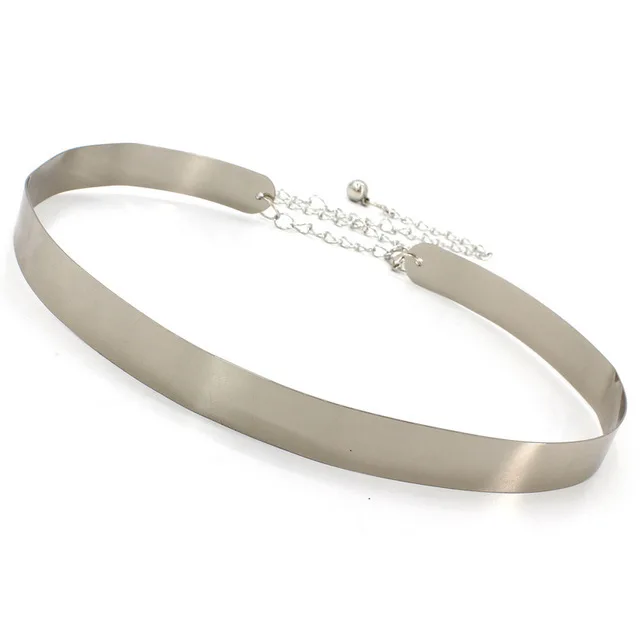 Trendige Spiegel-Metallplatte, Taillengürtel, Korsett-Kette für Damen, europäisch-amerikanischer Stil, Kleider, dekoratives Accessoire, 2 cm, 3 5 cm Breite – Detail 16