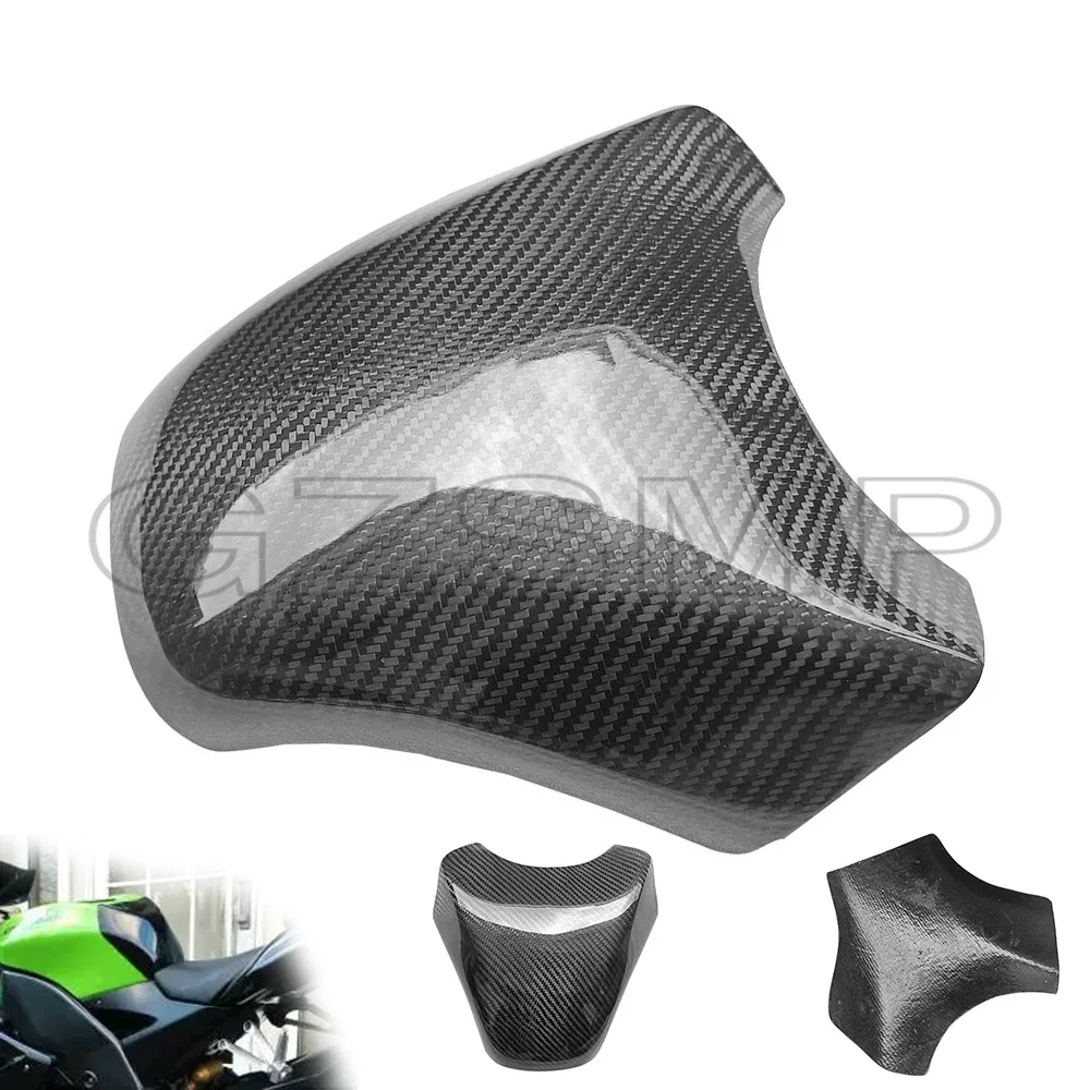 

Motorcycle Real Carbon Fiber Fuel Gas Tank Cover Protection Guard Pad fit For Kawasaki Ninja ZX10R ZX-10R 2004 2005 04 05