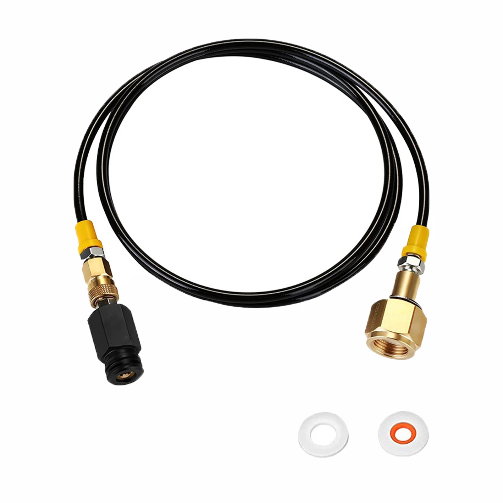 New SODA Terra DUO CO2 Tank Fill Adapter Hose Kit Art To External Fit Sodastream W21.8-14 CGA320 G5/8-14 Connector