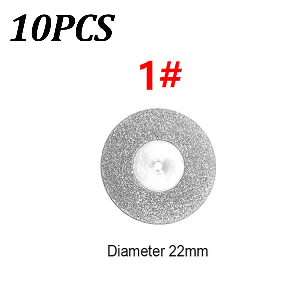 Disque de coupe diamant pour polissage dentaire, fraise à mandrin, tige de polissage de laboratoire, sable double face, porcelaine, polisseuse de