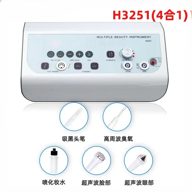 Multifunctionele HUAS Hoge Frequentie 3/4/5/7 in 1 Ultrasone Gezichtsmassager Verstevigende Anti-aging Rimpel Verwijderen Schoonheid Instrument