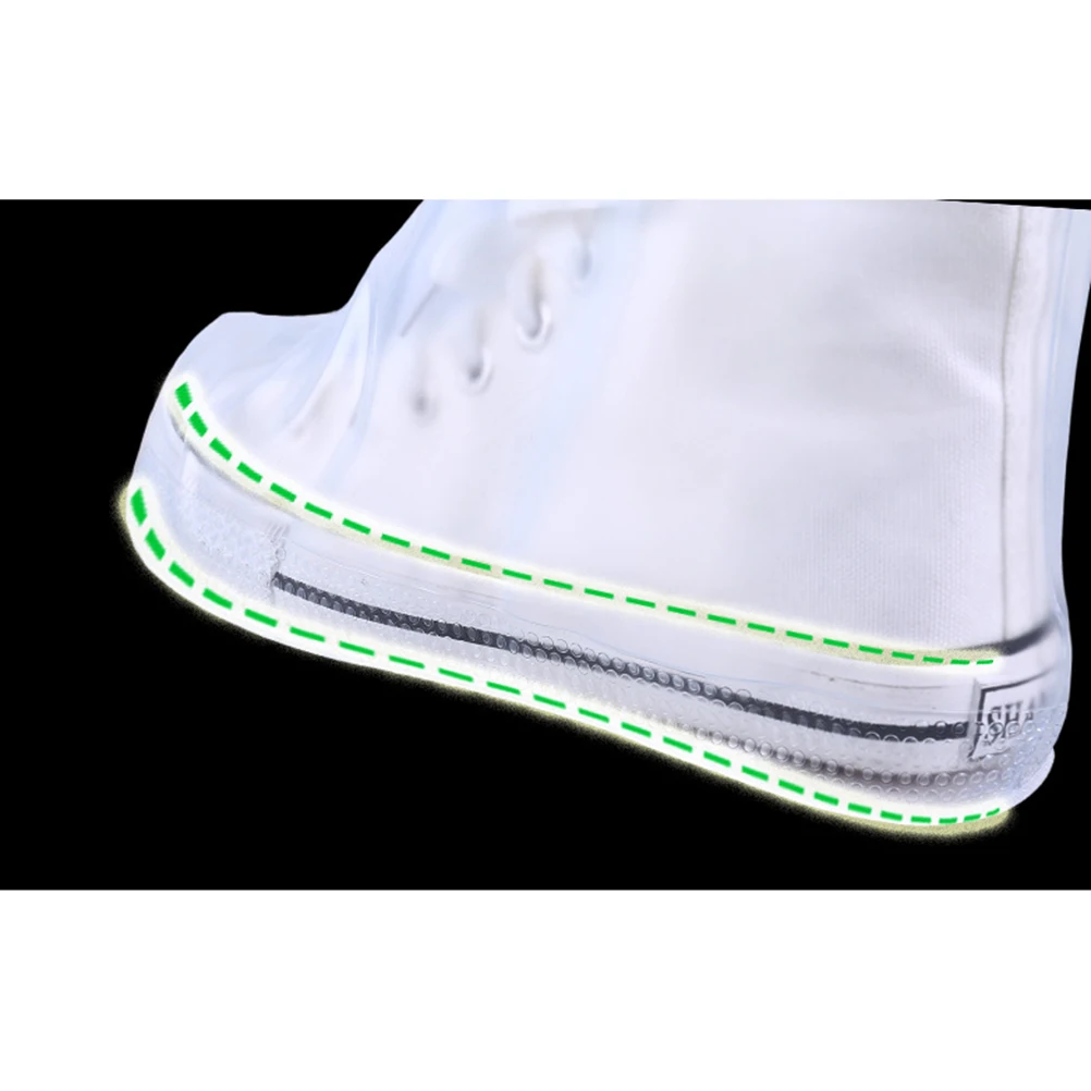 

Waterproof Rain Shoes Cover Thickened Anti-Slip Shoe Protector For Hiking Running Mud Snow Overshoes Non Slip Sole Elastic