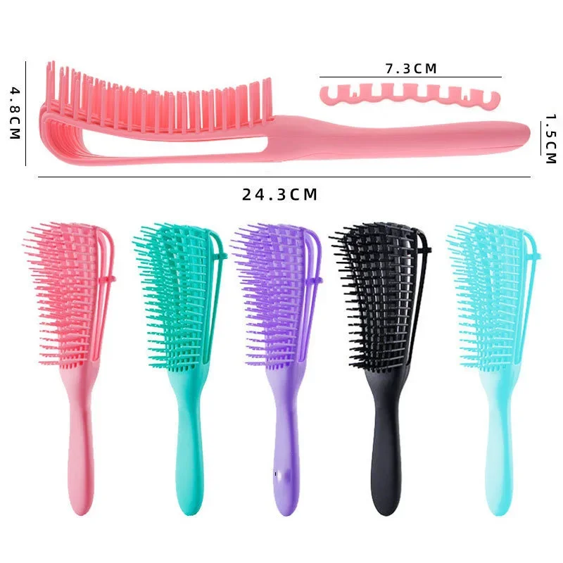 1PC Scalp Massage Comb Tangled Hair Comb Octopus Massage Combs Anti-Static Wet Curly Hair Brushes For Salon Hairdressing Tools