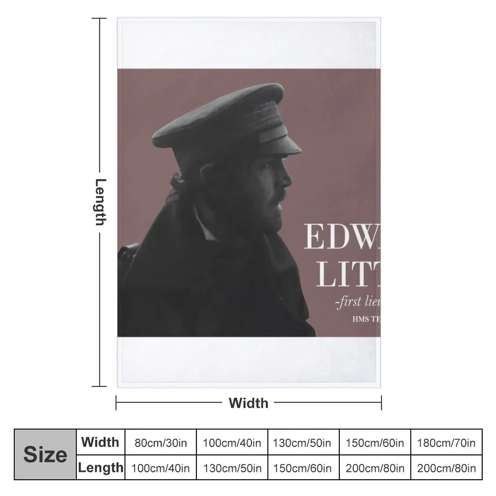 The Terror: The Chain Of Command- Edward Little Throw Blanket Soft Plush Plaid Decorative Throw Decorative Beds Tourist Blankets