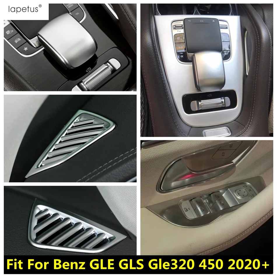 

Car Window Lift / Gear Shift / Shifter Head / Dashboard Air AC Vent Cover Trim Accessories For Benz GLE GLS Gle320 450 2020 2021