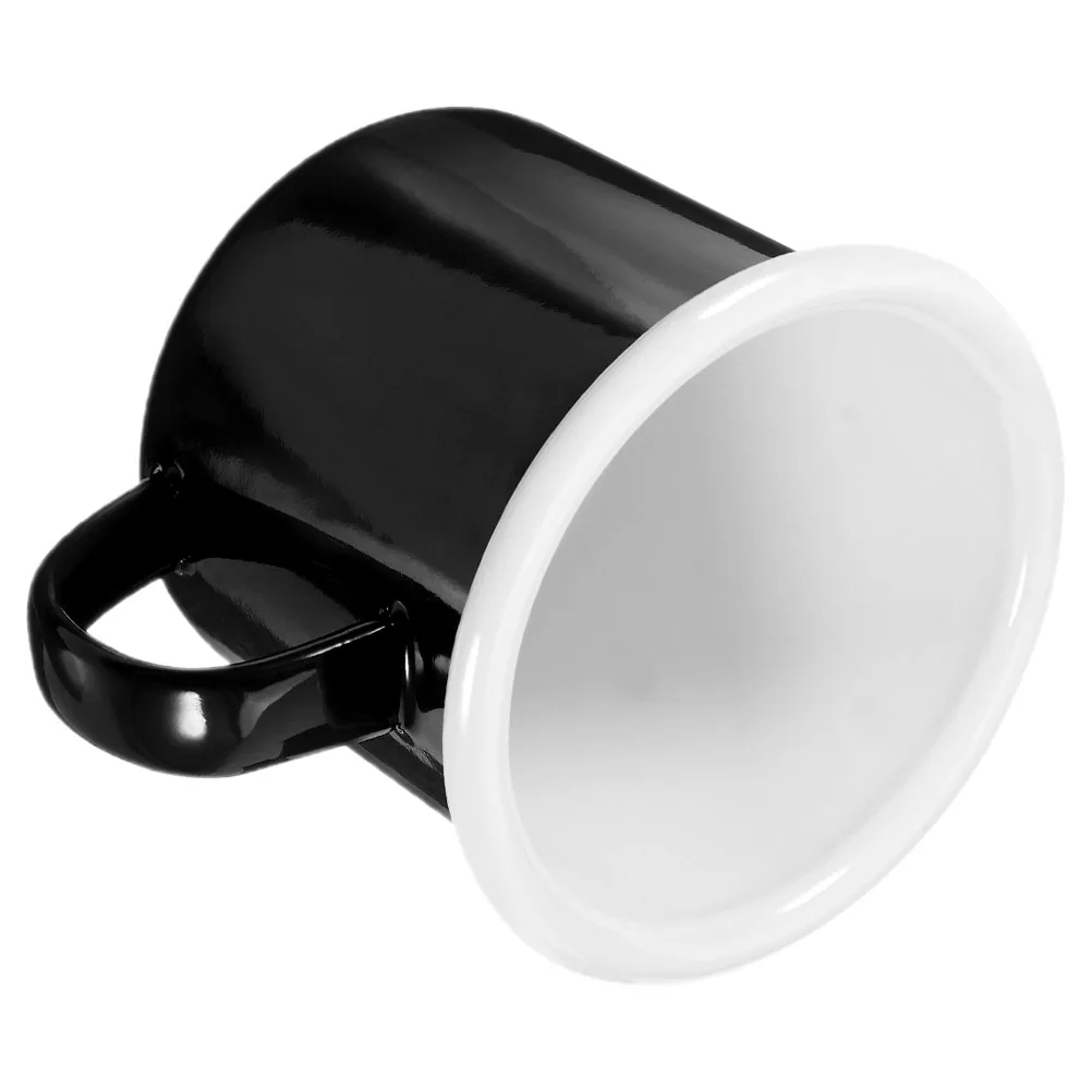 

1pc Vintage Enamel Mug Cup Retro Style Coffee Tea Drinking Water Container Lightweight Enamel Mugs Travel Household