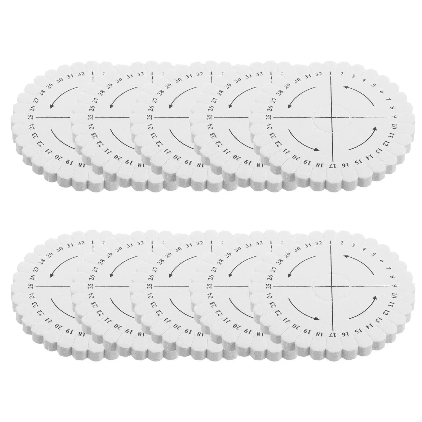 

Набор из 20 гибких круглых дисков для плетения браслетов дружбы, 32 слота для карт, вспомогательный инструмент для ручного ткачества, для создания браслетов своими руками