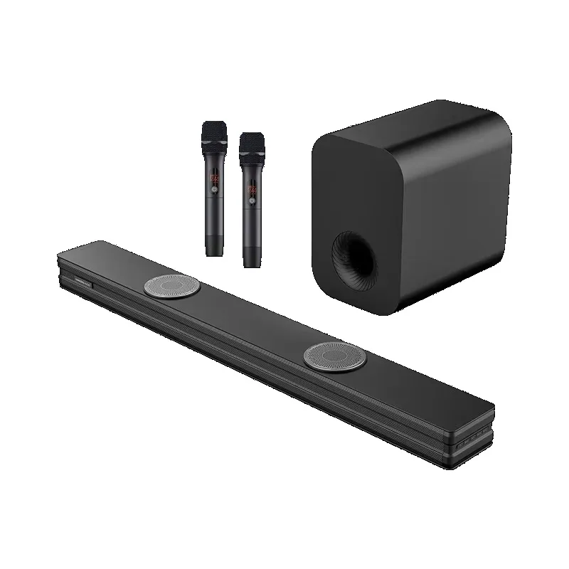 

【Popular】High Power 3D Surround TV Soundbar Kit with External Bass Box Support USB AUX Coaxial for Living Room Party HH019kw-k