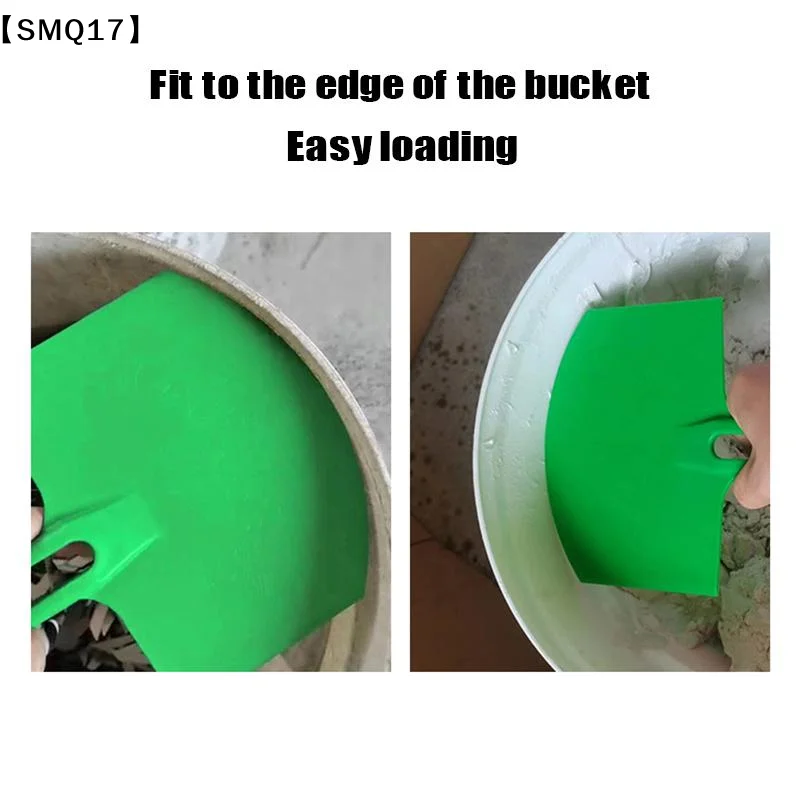 1/2Pcs Curved Bucket Scoop Scraper Spackle Paint Putty Knife Drywall Finishing Plaster Scraping Construction Tools