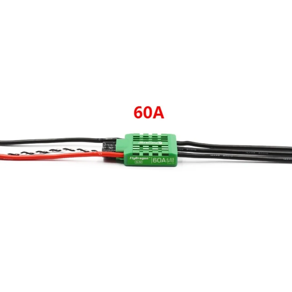 

FLYCOLOR Водонепроницаемый бесщеточный ESC FATJAY 60A 3-6S Электронный регулятор скорости для защиты растений Дрон Многороторный дрон