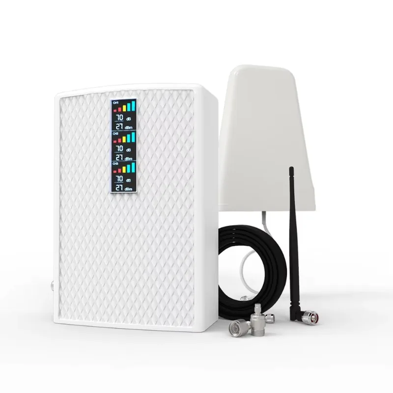 Tri Band Network Boosters Cell Phone  Signal Booster 4g Lte for South America Repeater GSM 2G 3G 4G Signal Booster