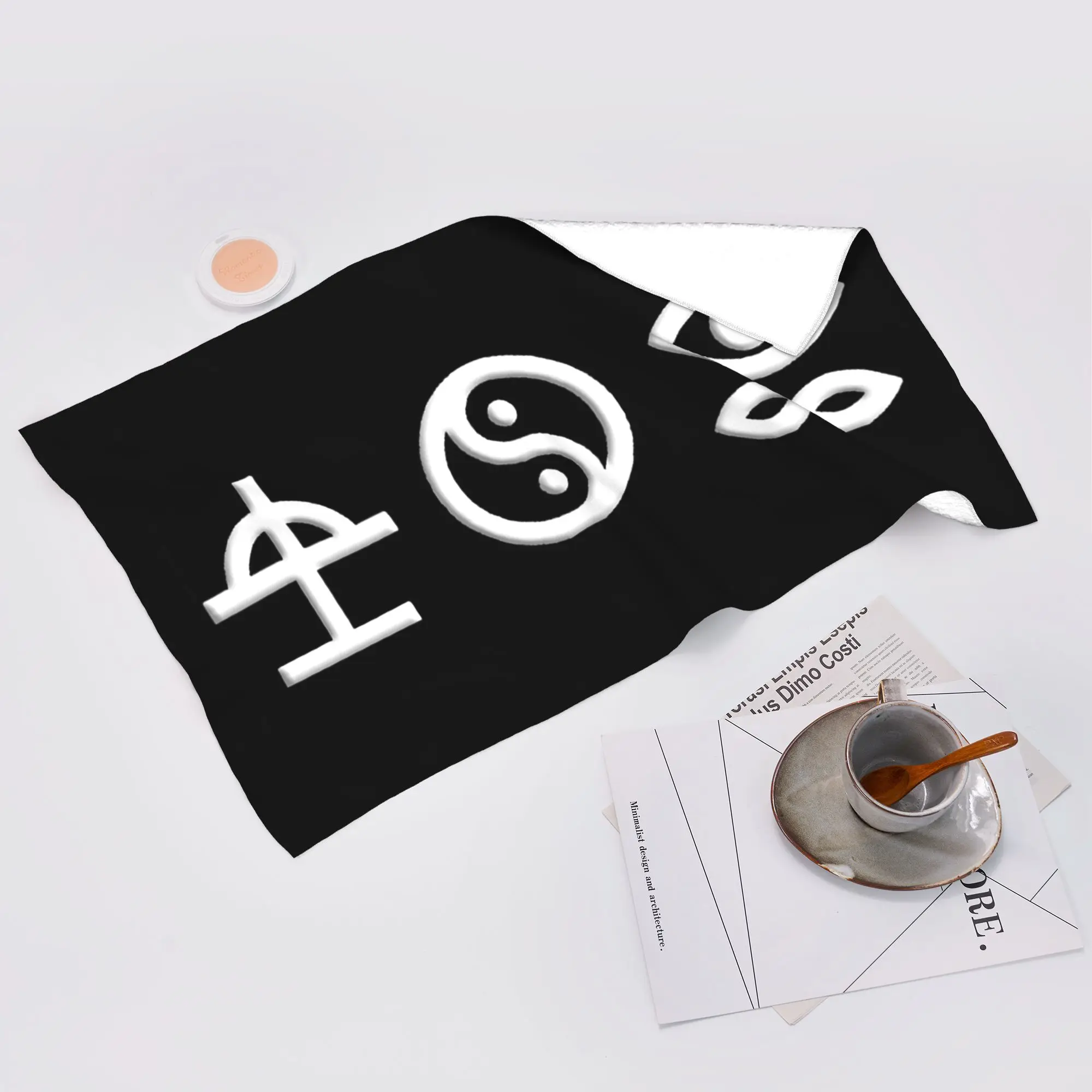 Custom Bad Omens is an American metalcore Soft Face Towel Quick Dry Pool Bath Cotton Towels Absorbent