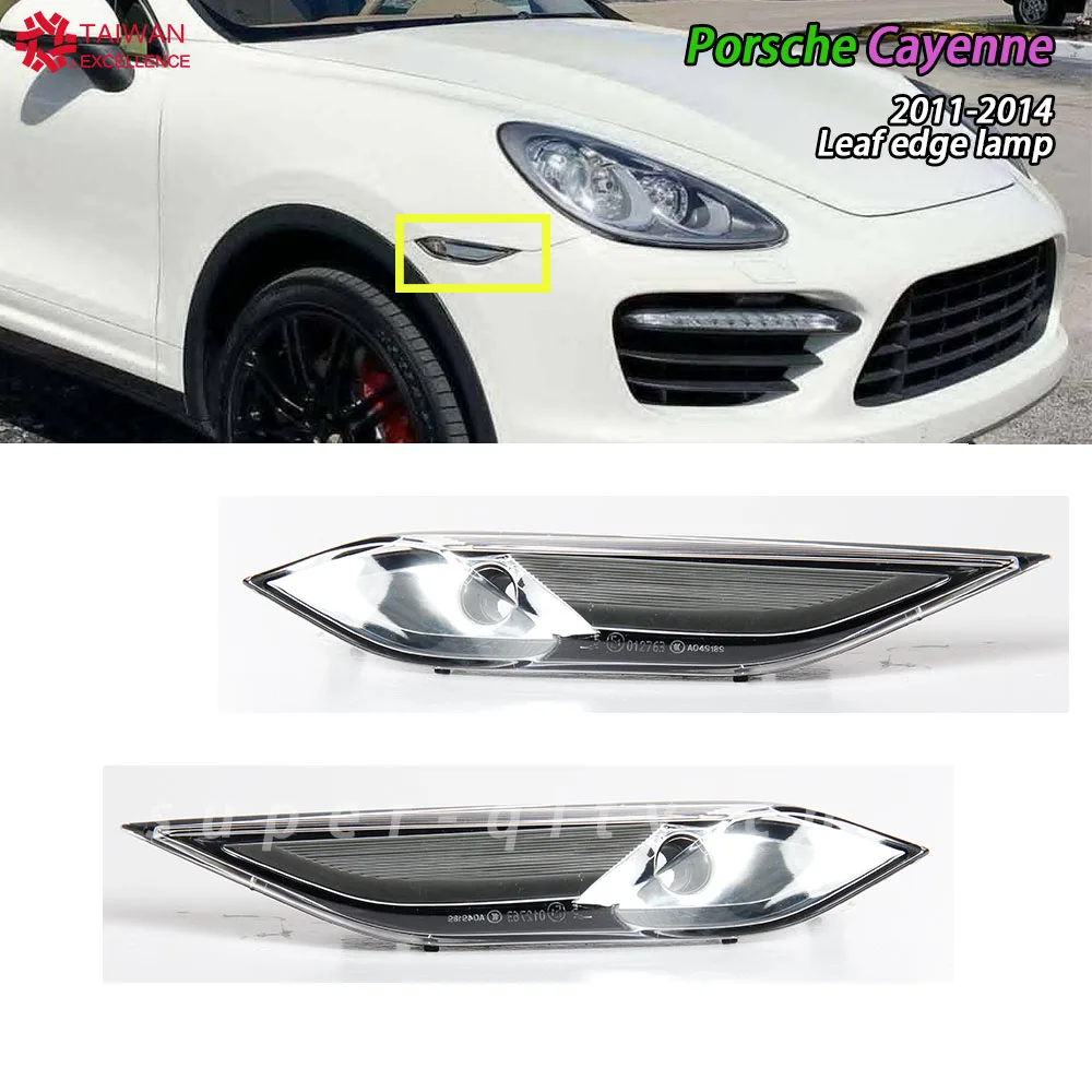 

Car Front Side Fender Turn Singal Light Marker Lamp Leaf Side light For Porsche Cayenne 2011-2014 L:958631101 R:958631102