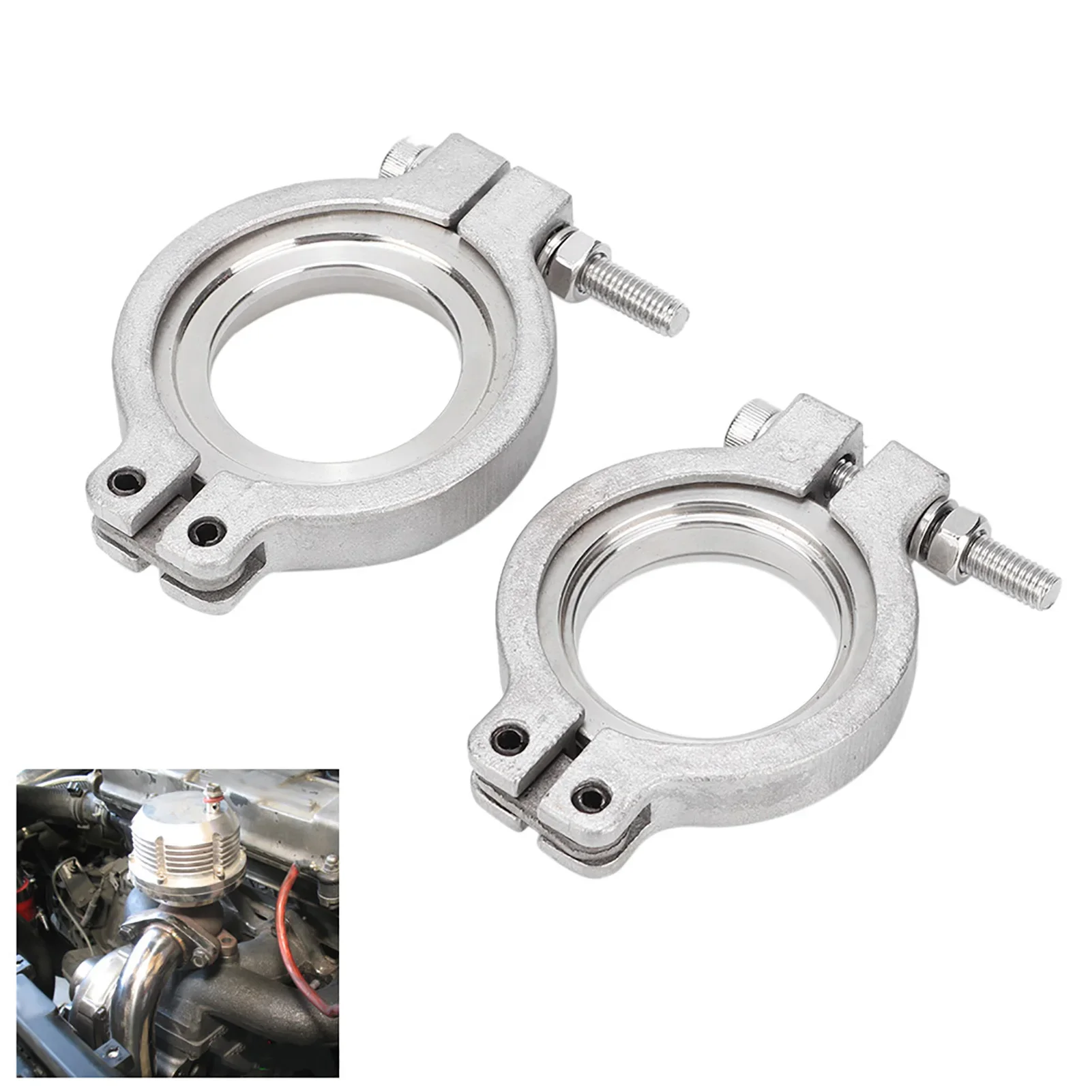 Juego de abrazaderas Wastegates VBand para TiAL con tornillos, tuercas y sello de 1,4 pulgadas