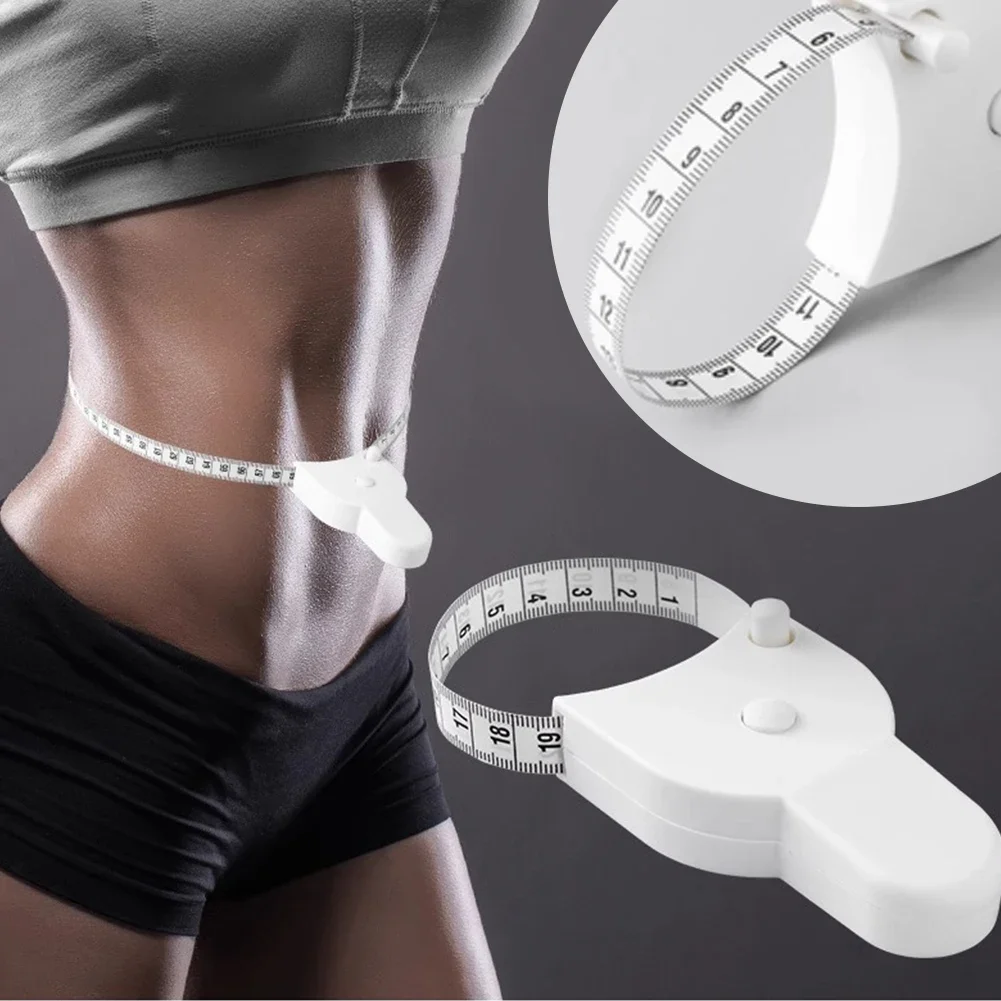 Cinta métrica corporal de 150 Cm, cinta métrica telescópica automática, cinta de tela artesanal de costura a medida para medición corporal y pérdida de peso
