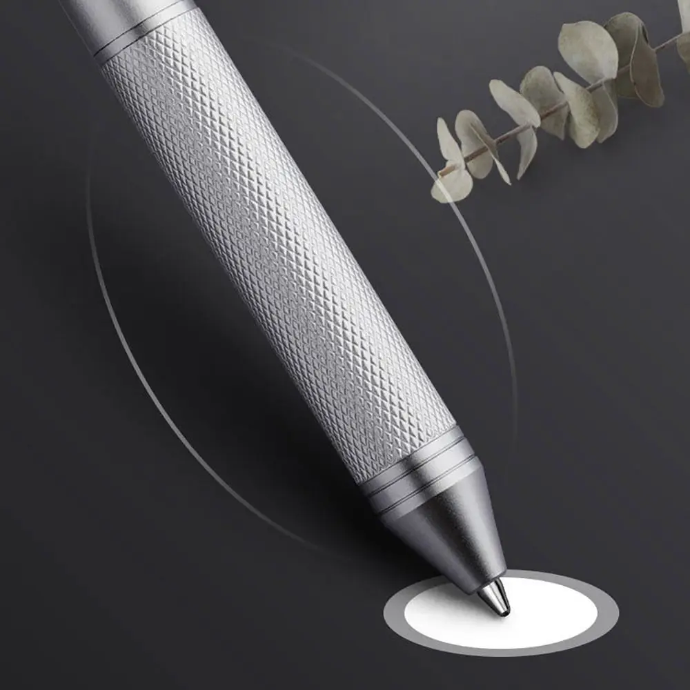 Fashion Metal Gravity Sensor Pen 4 in 1 Press Type 3Colors Ballpoint Pen Mechanical Pencil School Office