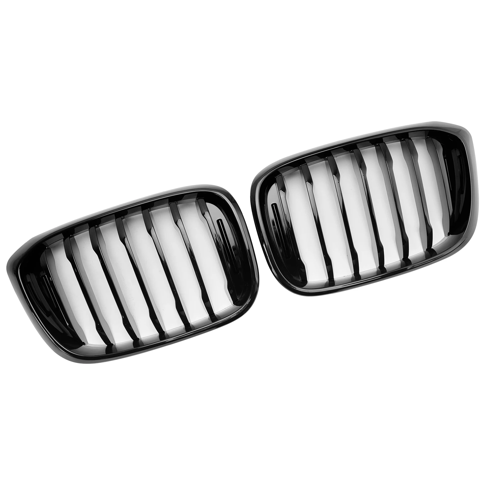 

Gloss Black Front Kidney Grille Mesh Grill for BMW X4 G02 X3 G01 G08 2018-2021