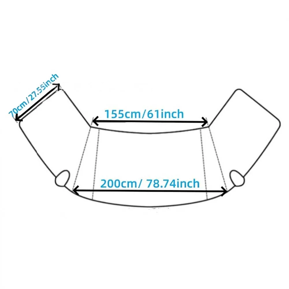 RV Front Window Sunshad Thermal Screen Cover For Fiat Ducato For Boxer 2006 Thermal Windscreen Screen Cover Wrap  ﻿