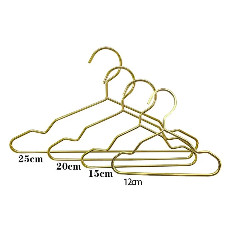 

10pcs Strong metal Pet Costume Hangers Dogs Cats Small Baby Toddler Clothes Hangers Durable Convenient and Portable Gift for Pet
