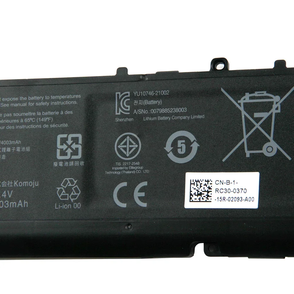 NEW Replacement Battery RC30-0370 RZ09-0370 RZ09-0368 For Razer Blade 14 inch Ryzen 2021 2022 Battery 6400mAh