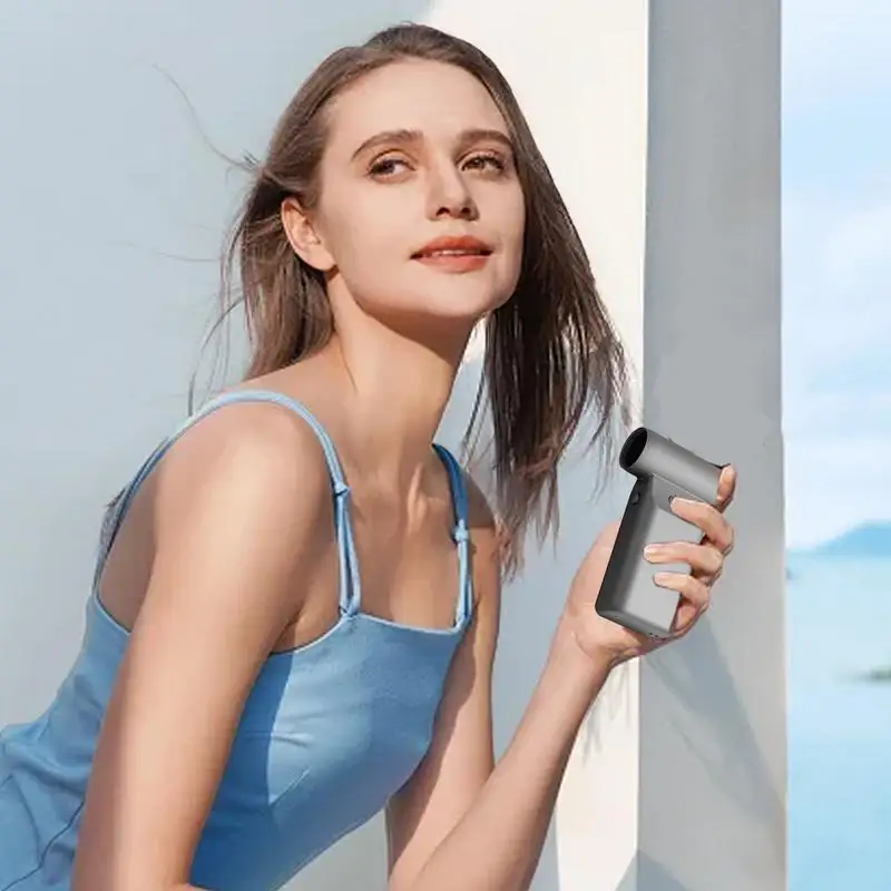 Portable Air Duster Brushless Turbofan Mini Air Blower With 110000 RPM Pocket Size 3-Speed Adjustable Multipurpose For Floors