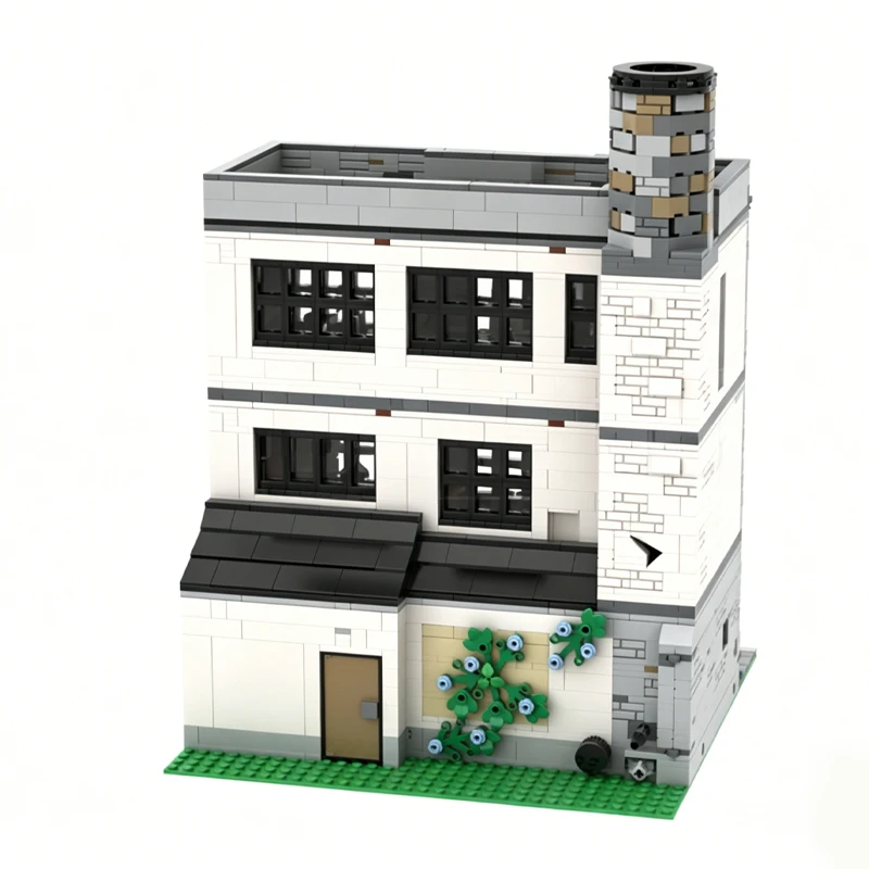 3196 PCS MOC City Street Views Modular Ceramic Cup Factory Building Block Diy Educational Assembly Childrens Toy Christmas Gift