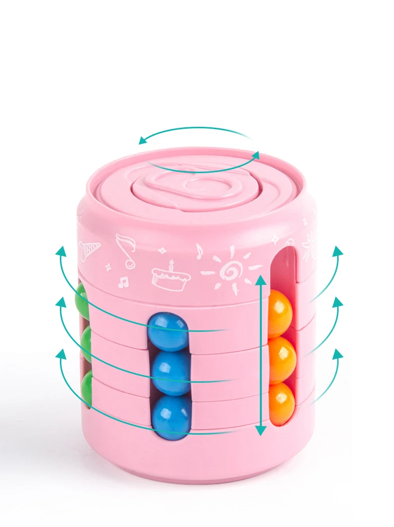 ماجيك الدورية الفاصوليا لغز مكعب لعبة طفل الكبار أطراف الأصابع تململ الضغط لعبة مونتيسوري ألعاب تعليمية الأطفال هدية