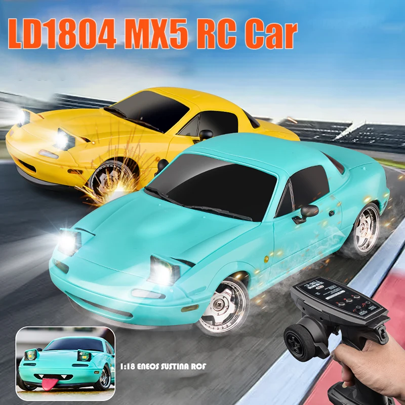 

2024 New Ld1804 Mx5 Rc Drift Car Premium Version Rc Cars With A Gyroscope Rear-wheel Drive Toy Car Birthday Toys For Kid Boys