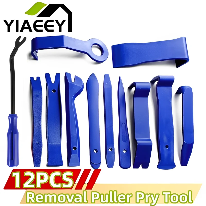 

Auto Door Clip Panel Trim Removal Tool Car Audio Disassembly Kits Navigation Disassembly Installer Prying Automobile Nail Puller