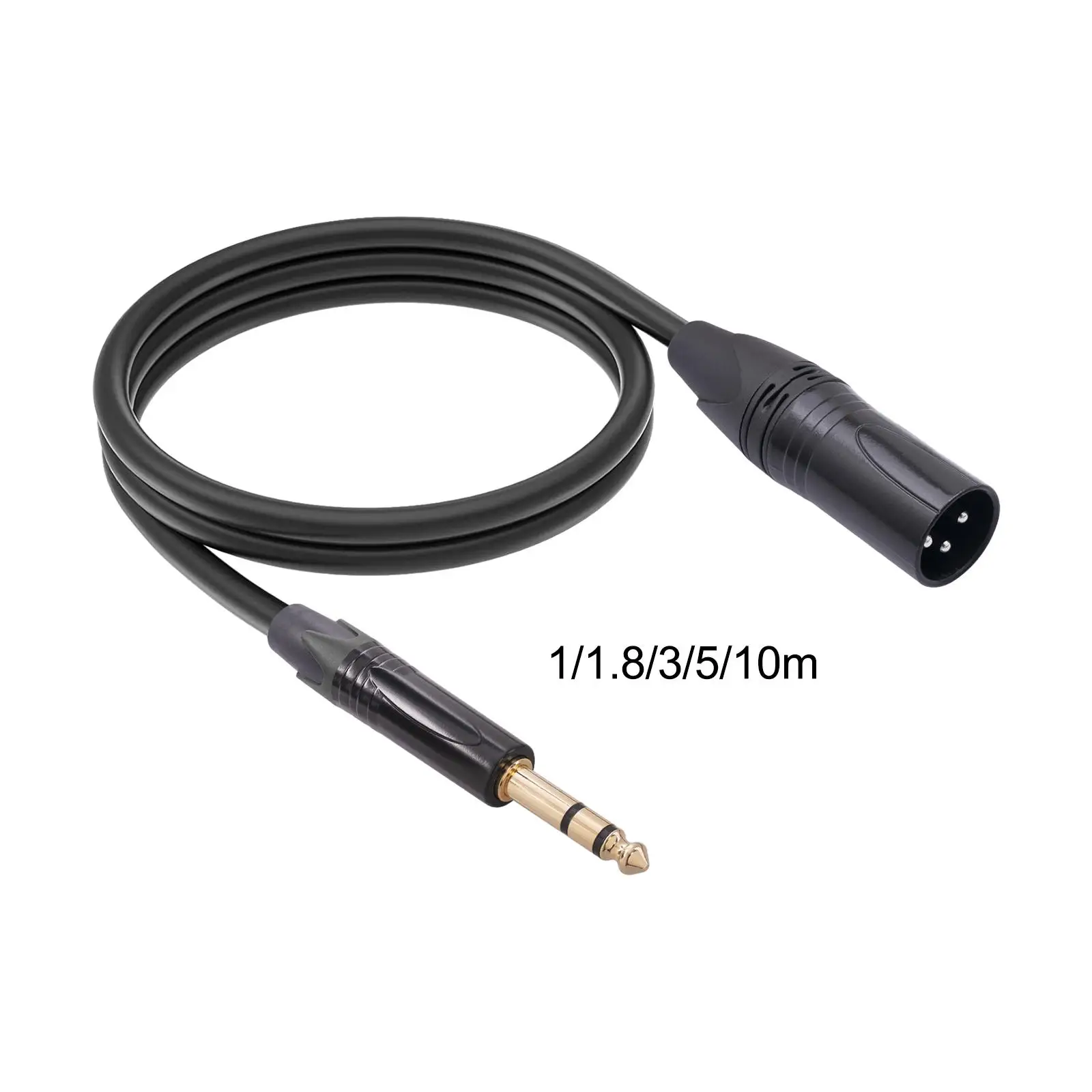 6.35 to XLR Cable Microphone Stereo Audio Cable Speaker 3 Pin XLR Camcorders Connector Audio Adapter Cable DSLR Cameras 1/4 inch