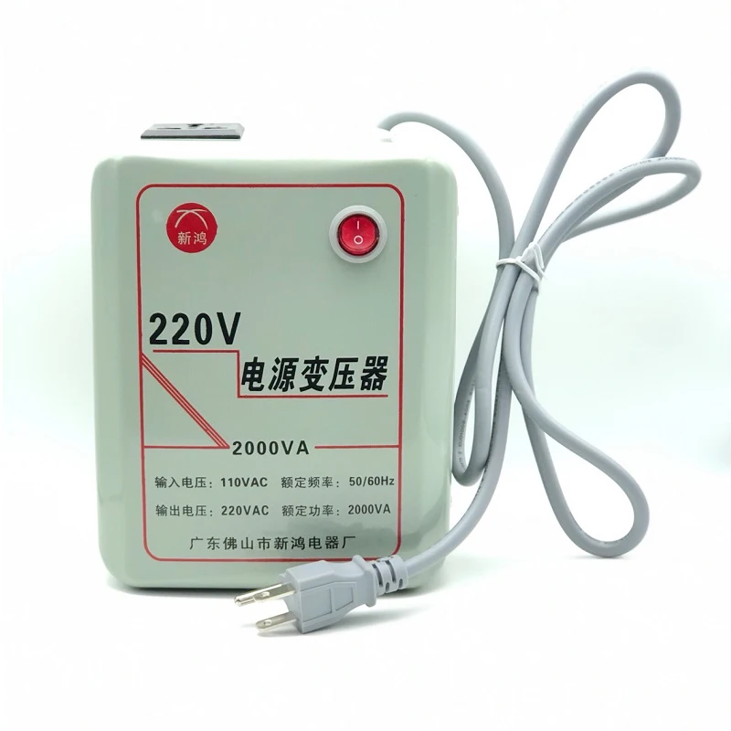 

Large Power Transformer 110 V To 220 V Abroad Use 3000 W Switch Booster Taiwan Japan The United States