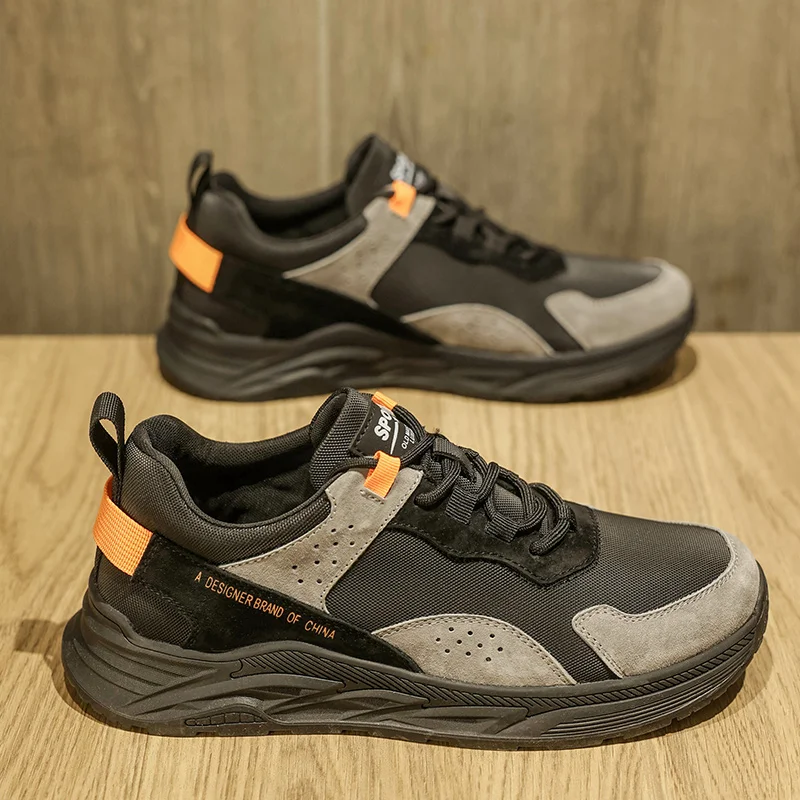 Męskie modne, sportowe buty na jesień i zimę, podwyższające, w stylu samurajskim, dla taty, trendy, odporne na ścieranie...