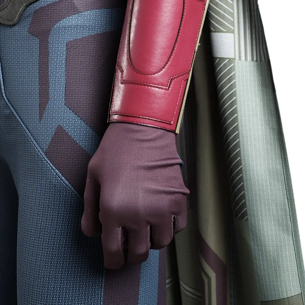 بدلة تنكري للبطل الخارق من Avengers Vison بدلة الهالوين كوميك كون للحفلات كرنفال كوميك كون الدعائم كوس ملابس مناسبة هدية