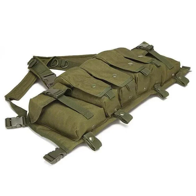 Chaleco táctico AK Multicam para caza, aparejo de pecho de munición Airsoft AR AK 47, chaleco militar de combate, accesorios de tiro Molle