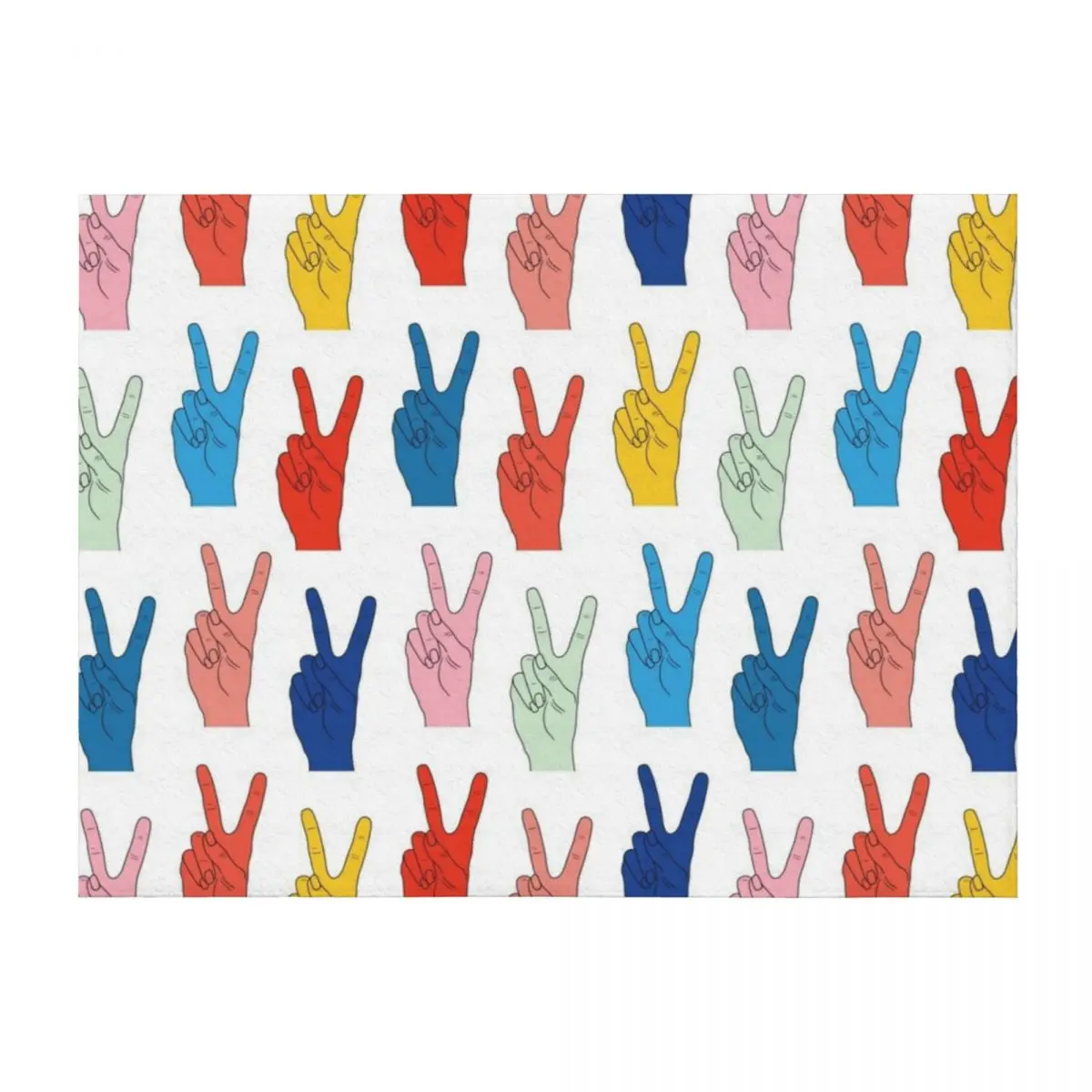 

Peace Throw Blanket manga Warm Plaid Picnic Blankets
