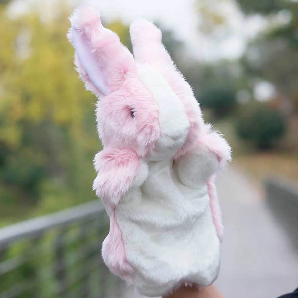 Animali Peluche Burattini a mano per neonati Guanti Simpatico coniglio Giocattoli per bambini Bambino