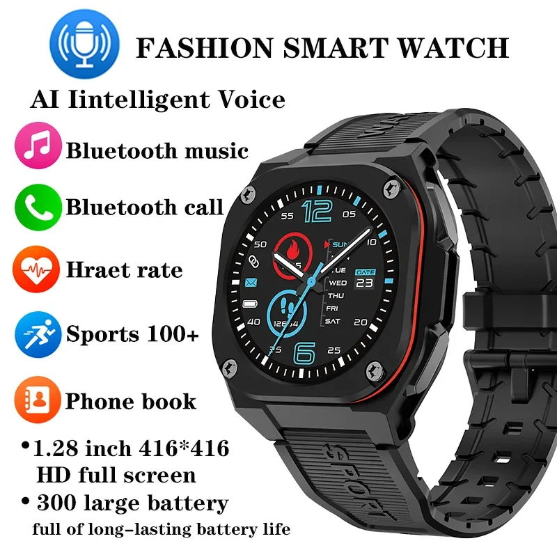 

Xiaomi Youpin Smart Watches Women Voice Assistant Compass Bluetooth Call Smart Watch Men Sports Fitness 5ATM Waterproof Bracelet