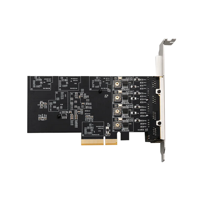 Tarjeta de red PCIe de 4 puertos, 2,5 Gbps, 10/100/1000M/2,5G, RJ45, Realtek/RT8125B, compatible con tarjeta adaptadora de red Ethernet ESXI6.7 PXE