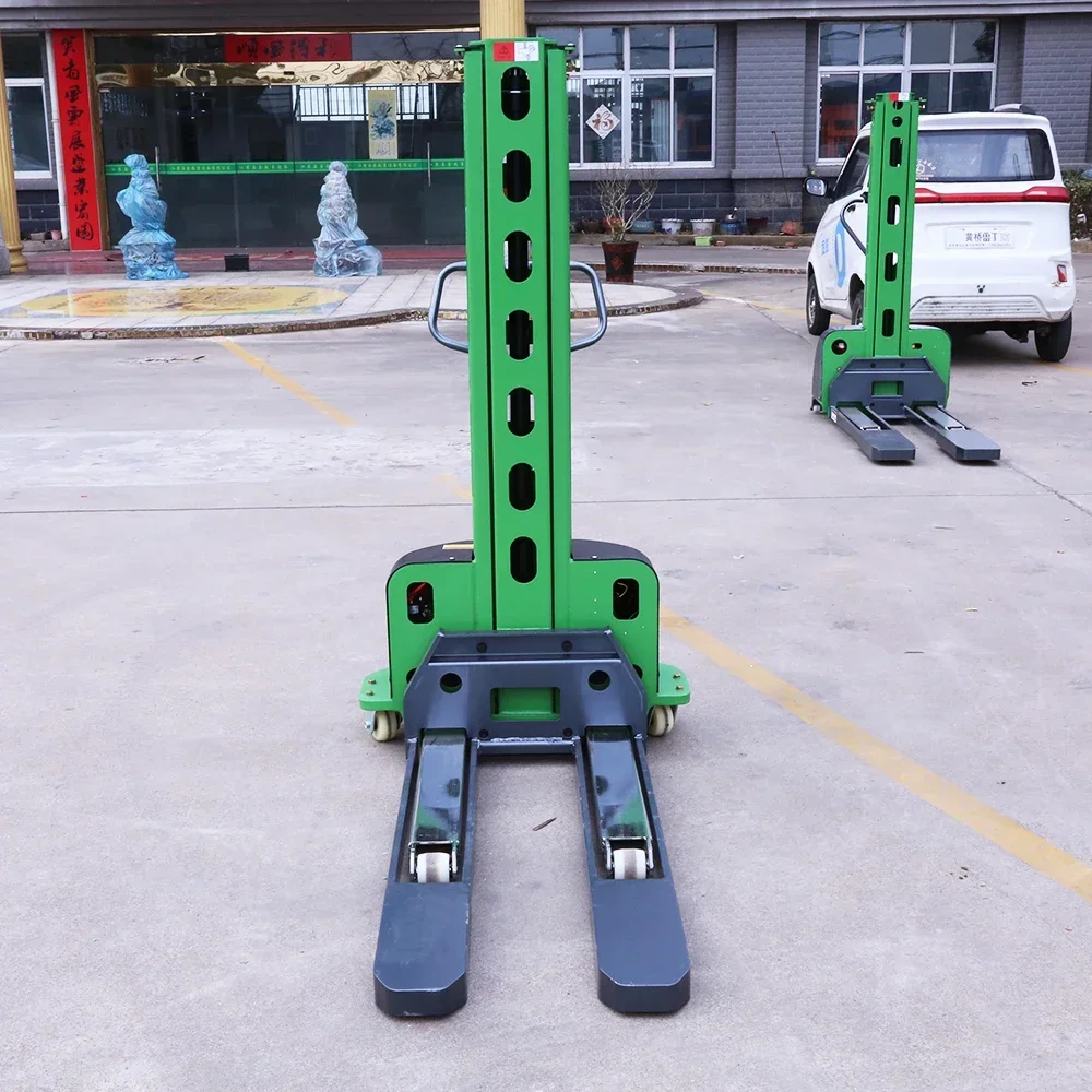 Self Loading Lifting Portable Forklift Electric Stacker semi self stacker